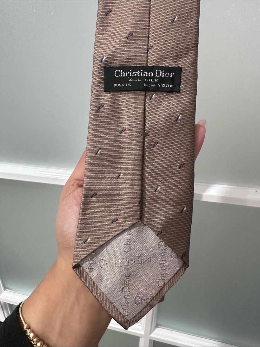 Vintage Christian Dior Silk Tie